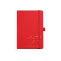 12 Months 2027 Schedule Planner Notepad English To-do List Notebook Diary Writing Pads  Stationery raudona