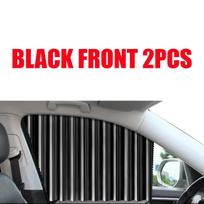 Auto Retractable Magnetic Sunshade Curtain Car Window Sun Blinds Uv Protection Heat Insulation For Summer Sun Block