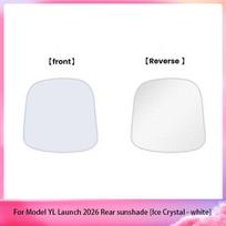 For Tesla Model Yl Launch  Ice Crystal Sunroof Shade – Heat Insulation Sunshade Net, Top Ceiling Sun Visor Cover,Uv Block Th