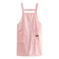 Oil-proof Kitchen Apron Anti-fouling Catering Work Clothes Modern Chef Apron  for Home Kitchen rožinė