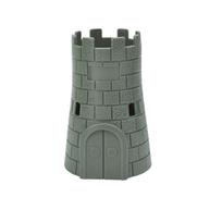 Military Weapon Accessories Sandbags Brick Oil Drum Ship SWAT Soldier WW2 Army MOC Part Building Block Boat DlY Scene Series pilka spalva