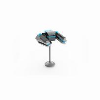 MOC kosminis laivas Sci-Fi filmų serija statybiniai blokeliai Bokštelis Robotų Tankas Žvaigždžių laivo Patranka Ginklo modelis Montuojami blokeliai Žaislai