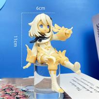 Genshin Impact Anime Figures Paimon Barbatos Yae Miko Xiao Sexy Beauty Girl Action Figures Collectible Model Toys Doll Decor No Box