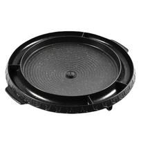 KOSUN Egg Steamed Round Grill Pan Even Heating Nonstick Smokeless Barbecue Plate for Indoor Outdoor Grilling Kitchen Accessories