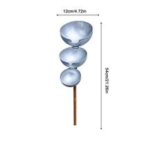 68x12x5cm birds Bee Butterfly Watering Station Garden Stake Bath Bowl Feeder for Outdoor Backyard Deck Patio Non Slip