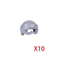 Military Soldier Special Forces Accessories Building Blocks City Police Army Figures Combat Uniform Weapons Helmet Bricks Toys tamsiai rausva spalva
