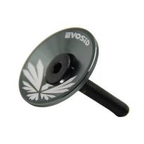 Bicycle Headset Cap with Screw MTB Road Bike Stem Headset Top Cap Cover Bike Stem Cover for Fork Head Tube Cycling Accessories žalsvai mėlyna