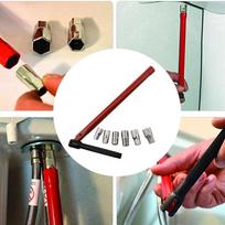Socket Wrench Set for Bathroom Sink Faucet Valve Installation and Removal with 6 Sleeve Sizes and Anti Slip Handle China Mainland