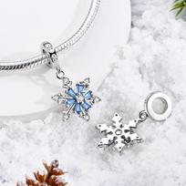 925 Silver Original Ladybug Butterfly Firefly Charm Zircon Lucky Clover Sakura Charms Fit Bracelet DIY Jewelry Gift