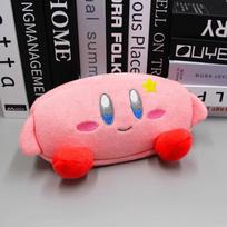 Kirby Pencil Pouch Plush Pencil Case Stationery Box Cartoon Organizer Makeup Bag Girl Cute Soft Stationery Bag Coin Cosmetic Bag