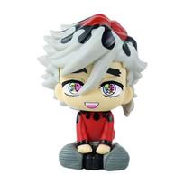 Q versijos Demon Slayer sėdinti vaiduoklio lėlė Tanjiro Nidouzi Inosuke Zenizu figūrėlė Veiksmo figūrėlė Kino modelis Žaislai Lėlė