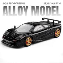 1:24 F1-LM P1 Miniature Model Sports Car Toy Alloy Diecast Front Wheel Steering Shock Absorption Sound Light Collection Supercar