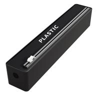 Plastikinis maisto plėvelės dozatorius Magnetinis/Siurbimo puodelio tempimo plėvelės pjaustytuvas Kepimo popierius Basic juoda