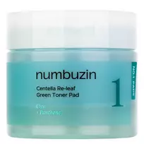Numbuzin - No.1 Centella Re-leaf Green Toner Pad – Padeliai su Azijinės Centelės Ekstraktu – 70 vnt.