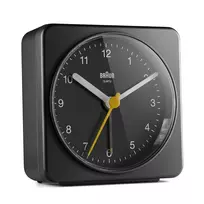 Braun BC03B kvarcinis analoginis žadintuvas juodas