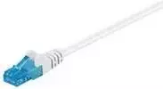Goobay CAT 6a Patch Laidas, U/UTP, Baltas, 20 m - LSZH Halogen-Free, Varis (59832)