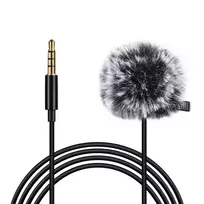 PULUZ PU424 Ausinis Mikrofonas 1.5m 3.5mm TRRS Kryptinis Kondensatorinis Segtuvas Smartfonams, DSLR Fotoaparatams, Nešiojamiems Kompiuteriams - Juoda