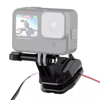 PULUZ Motorcycle Windshield Clip for Sports Cameras (DJI Osmo Action 4, GoPro Hero 12, Insta360 Ace Pro / X4) - Juoda