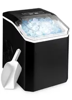 Extralink SmartLife Cube Ice Lite ledo gaminimo aparatas - 12 kg/24h, 1.8 L talpa, kulkos formos ledas, juodas