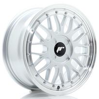 JR Wheels JR23 16x7 ET20-45 4H BLANK Hyper Silver w/ Machined Lip Alloy Wheel