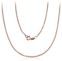 Auksinė grandinėlė Anchor 1.4 mm , briaunų apdirbimas deimantu, 45, 1.47 g, Raudonas Auksas 585 praba