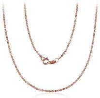Auksinė grandinėlė Anchor 1.4 mm , briaunų apdirbimas deimantu, 55, 1.75 g, Raudonas Auksas 585 praba