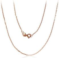 Auksinė grandinėlė Anchor 1.2 mm , briaunų apdirbimas deimantu, 47, 1.6 g, Raudonas Auksas 585 praba