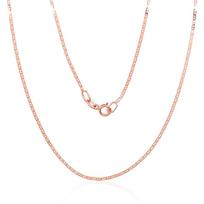 Auksinė grandinėlė Marina 1.1 mm , briaunų apdirbimas deimantu, 45, 1.23 g, Raudonas Auksas 585 praba