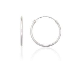 Sidabriniai auskarai –žiedai, 0.5 g, Sidabras 925 praba