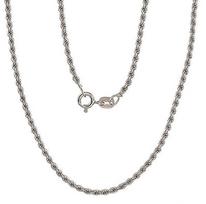 Sidabrinė grandinėlė Rope 2 mm, 55, 7.1 g, Sidabras 925 praba, rodis (padengti)