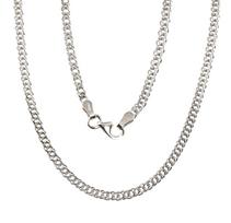 Sidabrinė grandinėlė Rombo 2,8 mm , briaunų apdirbimas deimantu, 55, 7.1 g, Sidabras 925 praba, rodis (padengti)
