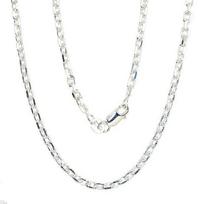 Sidabrinė grandinėlė Anchor 3 mm , briaunų apdirbimas deimantu, 50, 9.7 g, Sidabras 925 praba