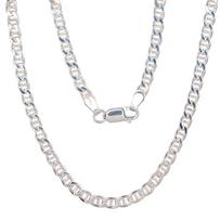 Sidabrinė grandinėlė Marina 3.9 mm , briaunų apdirbimas deimantu, 55, 14.4 g, Sidabras 925 praba
