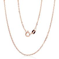 Sidabrinė grandinėlė Anchor 1.2 mm , briaunų apdirbimas deimantu, 55, 3.4 g, Sidabras 925 praba, raudonas auksas (padengti)