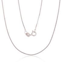 Sidabrinė grandinėlė Curb 1 mm , briaunų apdirbimas deimantu, 55, 1.7 g, Sidabras 925 praba
