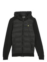 Lyle & Scott - Hybrid Hoodie - Džemperis - Juoda