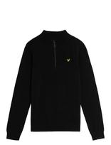 Lyle & Scott - 1/4 Zip Jumper - Megztinis - Juoda