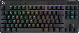 LOGITECH G Pro X TKL LIGHTSPEED Gaming Keyboard (Red Linear Switch), Black