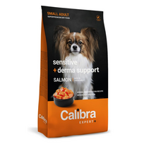 CALIBRA Dog EXPERT+ Adult Sm.Sensi.&Derma sausas pašaras mažų veislių jautriems šuinims, 6 kg