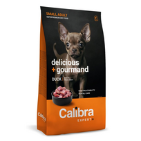 CALIBRA Dog EXPERT+ Adult Sm. Delicious&Gourm. sausas pašaras išrankiems mažų veislių šunims, 6 kg