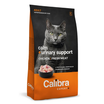 CALIBRA Cat EXPERT+ Adult Calm&Urinary sausas pašaras katėms šlapimo takų f-jai, 1,5 kg