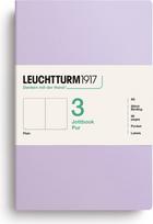 Leuchtturm 1917 Užrašų knygelės Jottbook Pur A5, lygios, lanksčiais viršeliais, alyvinės, 80 g/m², 3 vnt.
