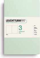 Leuchtturm 1917 Užrašų knygelės Jottbook Pur A5, lygios, lanksčiu viršeliu, mėtinės, 80 g/m², 3 vnt.