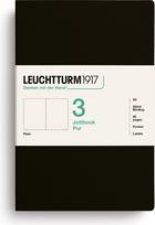 Leuchtturm 1917 Užrašų knygelės Jottbook Pur A5, lygios, lanksčiais viršeliais, juodos, 80 g/m², 3 vnt.