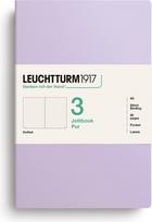 Leuchtturm 1917 Užrašų knygelės taškuotos, lanksčiais viršeliais Jottbook Pur A5, alyvinės, 80 g/m², 3 vnt.