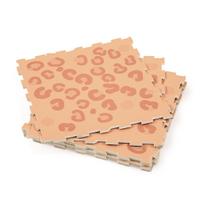 Putplasčio dėlionė kilimėlis kūdikiui su leopardo raštu 180x120