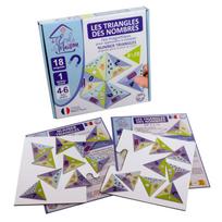 Magnetinis loginis žaidimas vaikams „Skaičių trikampiai“ 0–10