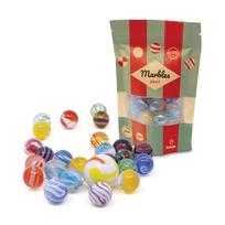 Klasikinis stiklo rutuliukų žaidimo rinkinys 24+1 (16–25 mm)