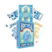 Bicycle „Under The Sea“ žaidimo kortos – povandeninės iliustracijos, 52+2