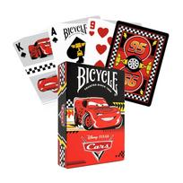 Bicycle Disney Cars žaidimo kortos – 52 kortos, pokeriui ir triukams